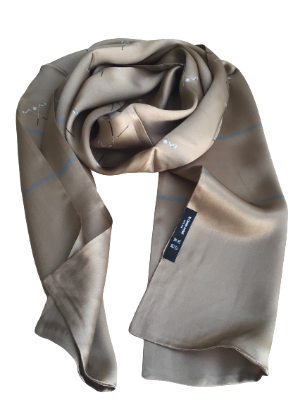 Silk scarf - Golf No. 366