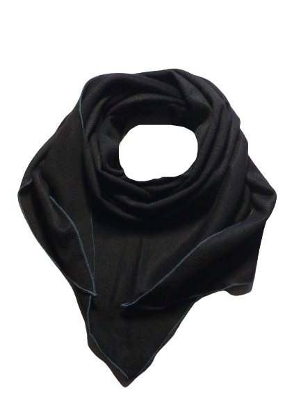Cashmere triangle scarf No. 35