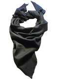 Cashmere triangle scarf No.40
