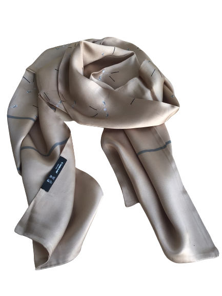 Silk scarf - Golf f No. 367